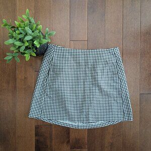 URBAN OUTFITTERS DITSY PLAID MINI SKIRT